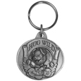 Hog Wild Chrome Key Chain